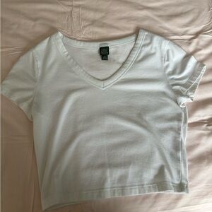 White baby tee